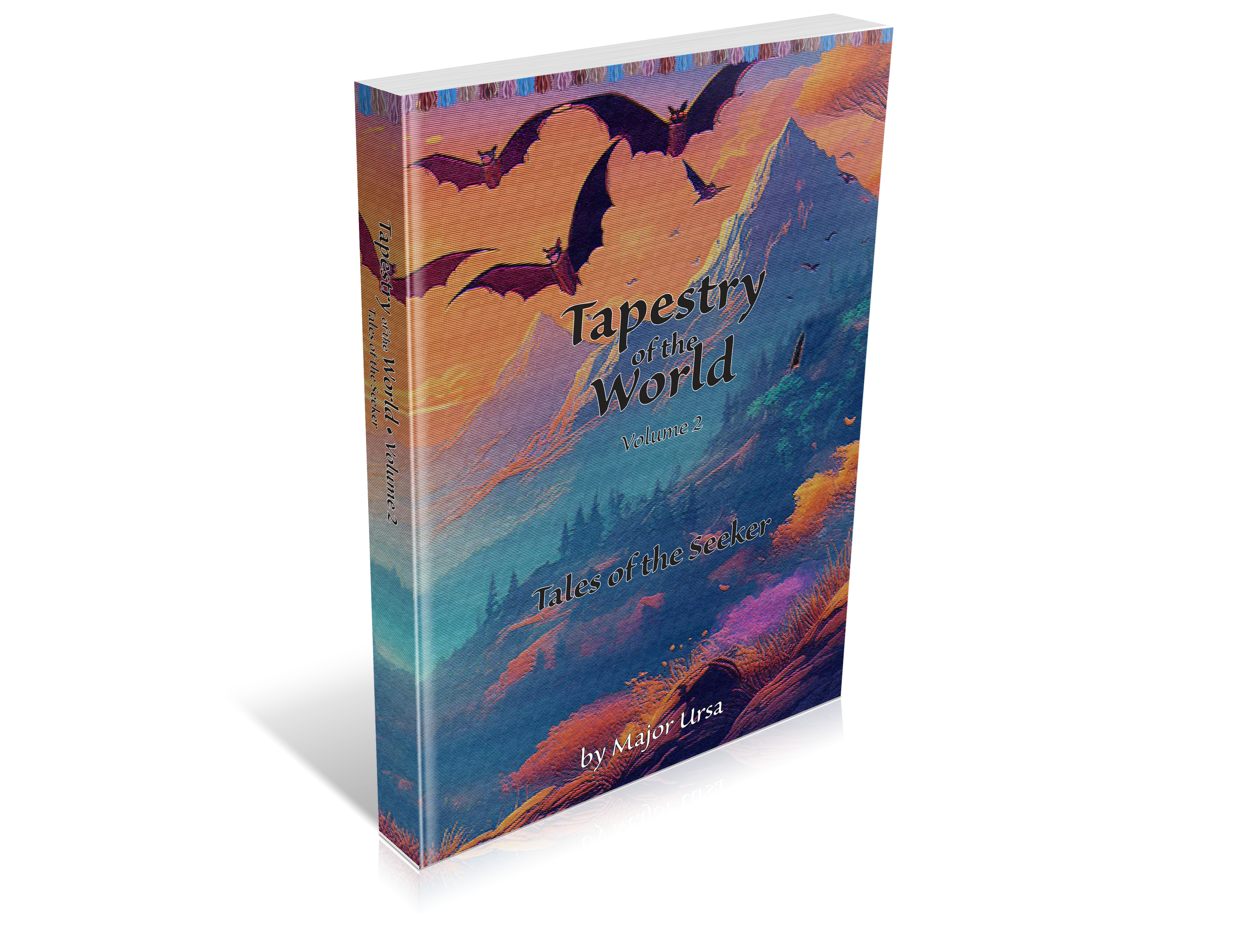 image of the printed book standing up